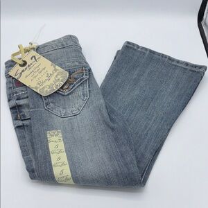 NWT Seven7 Kids Light Blue Denim Bootcut Jeans Size 5